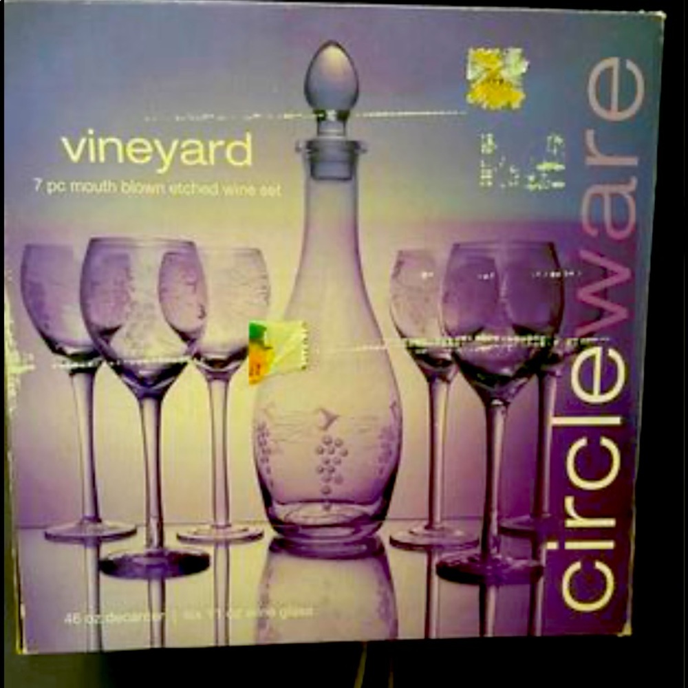 7 piece wine set